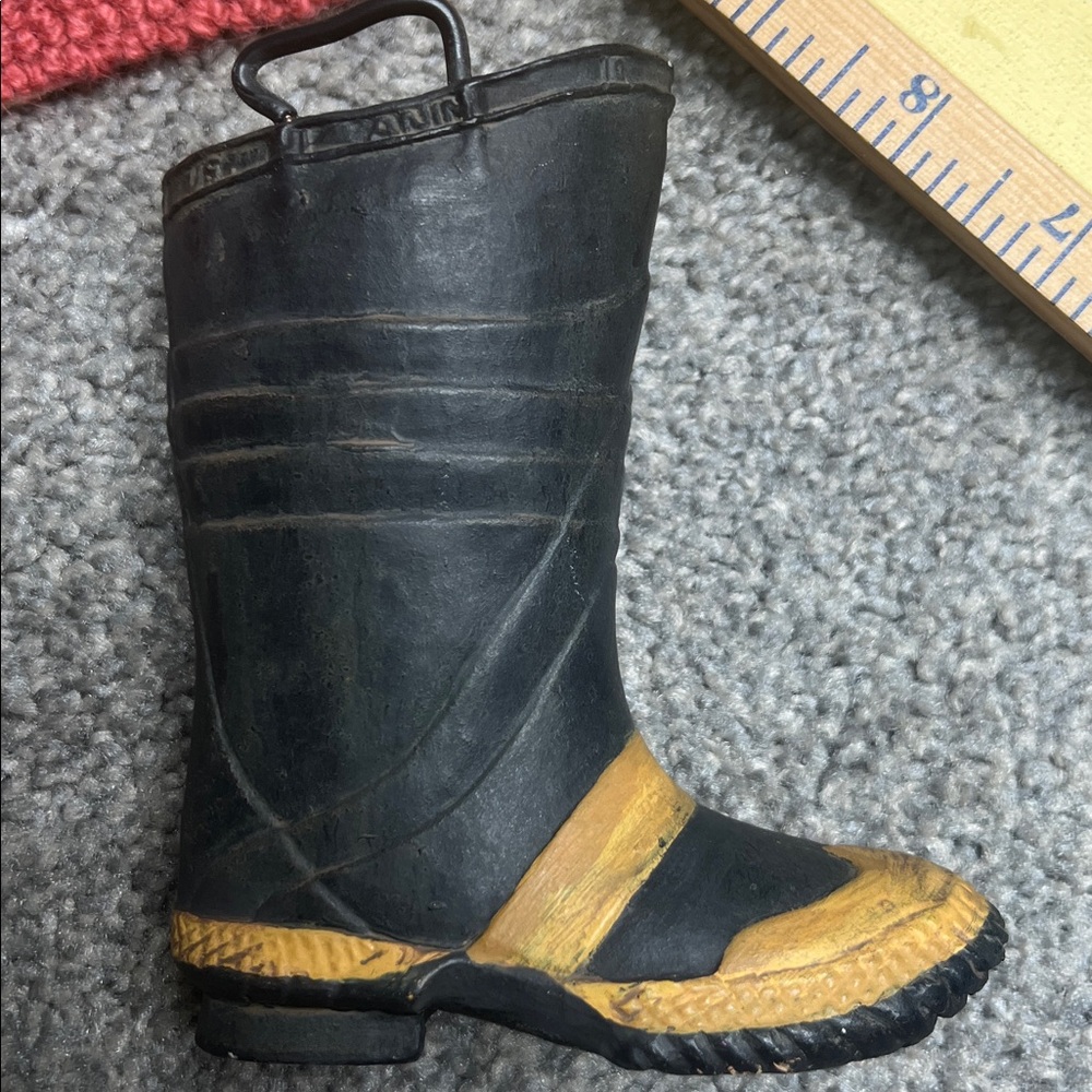 Fireman Boot Small Decor Vase or Catchall